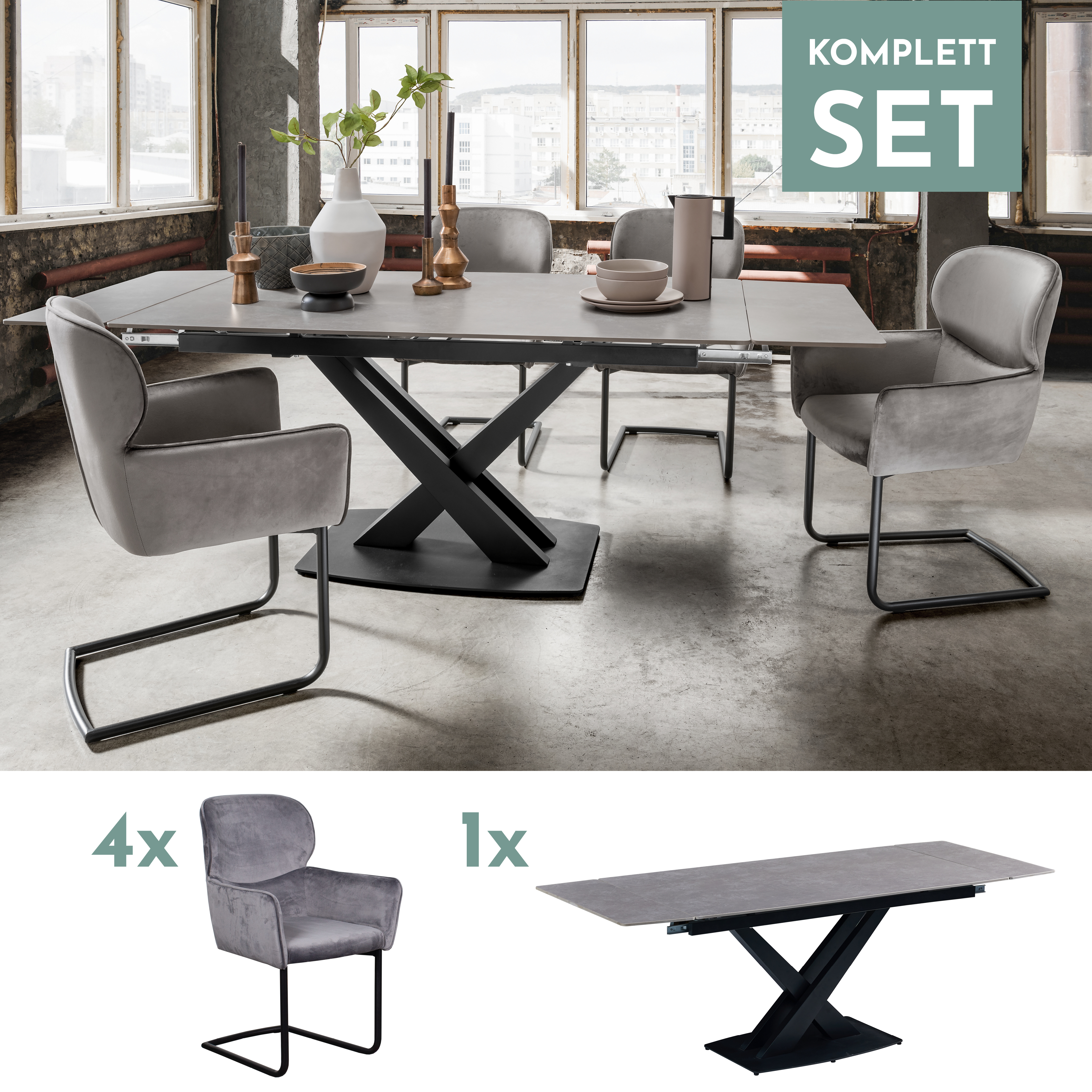BL63006-S_Indoormöbelset_Venedig_grau_Sanremo_lightgrey