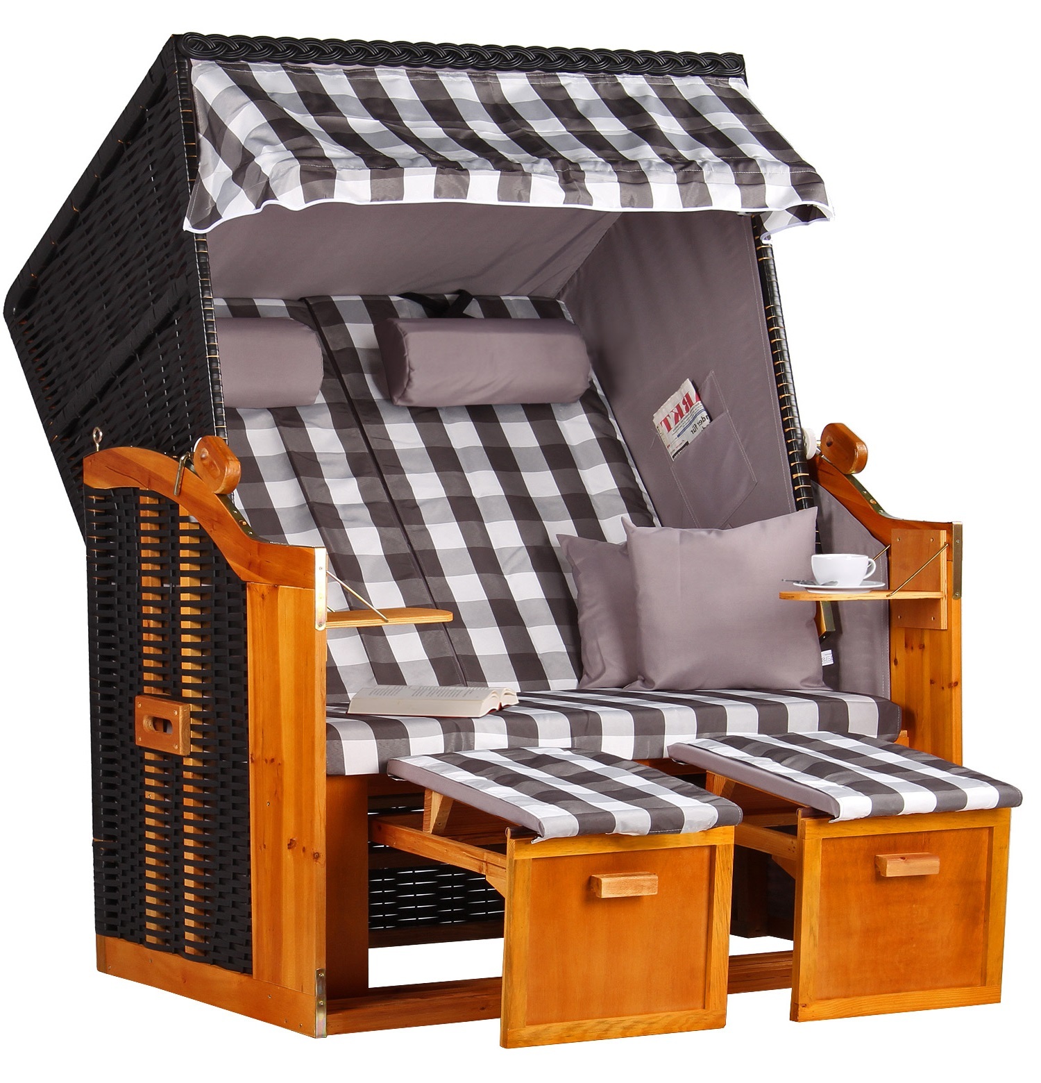 strandkorb_baltic_pe_schwarz_karo_grau_02300