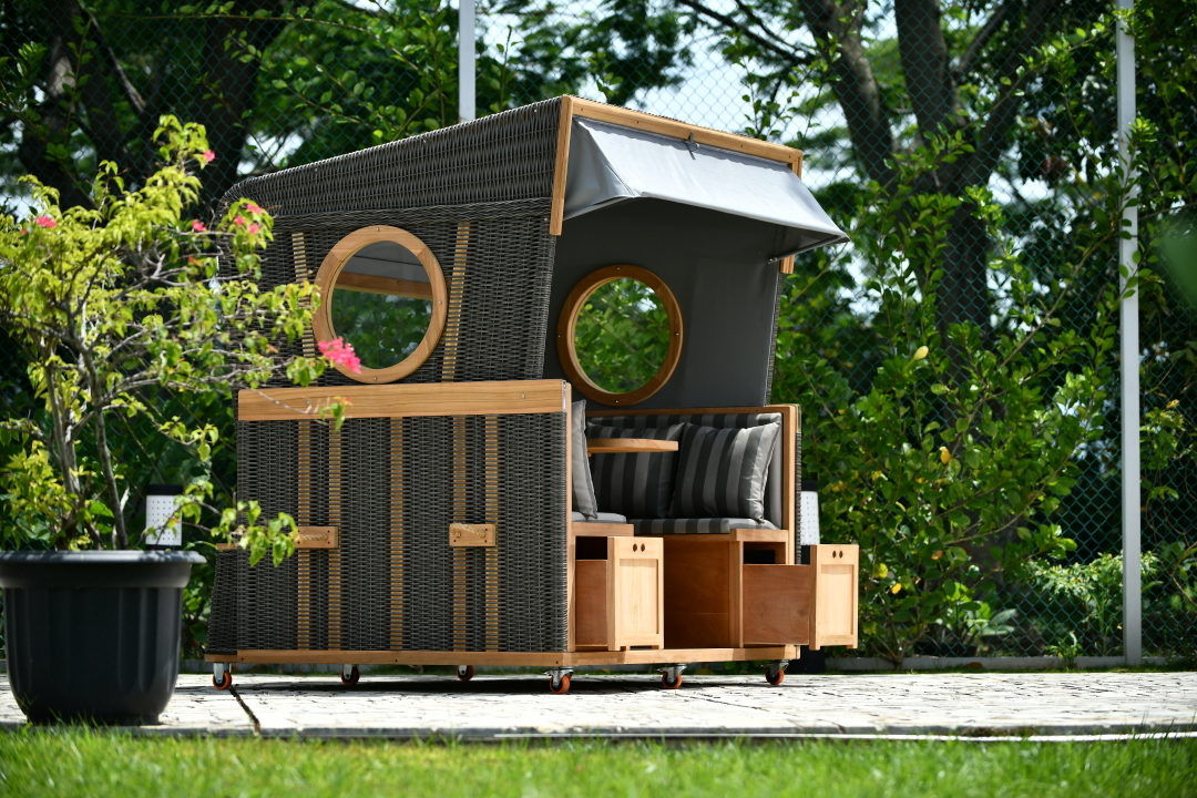 Gosch-Lounge-Strandkorb-6-Sitzer-Teak-PE-Grey-Dessin-537-11