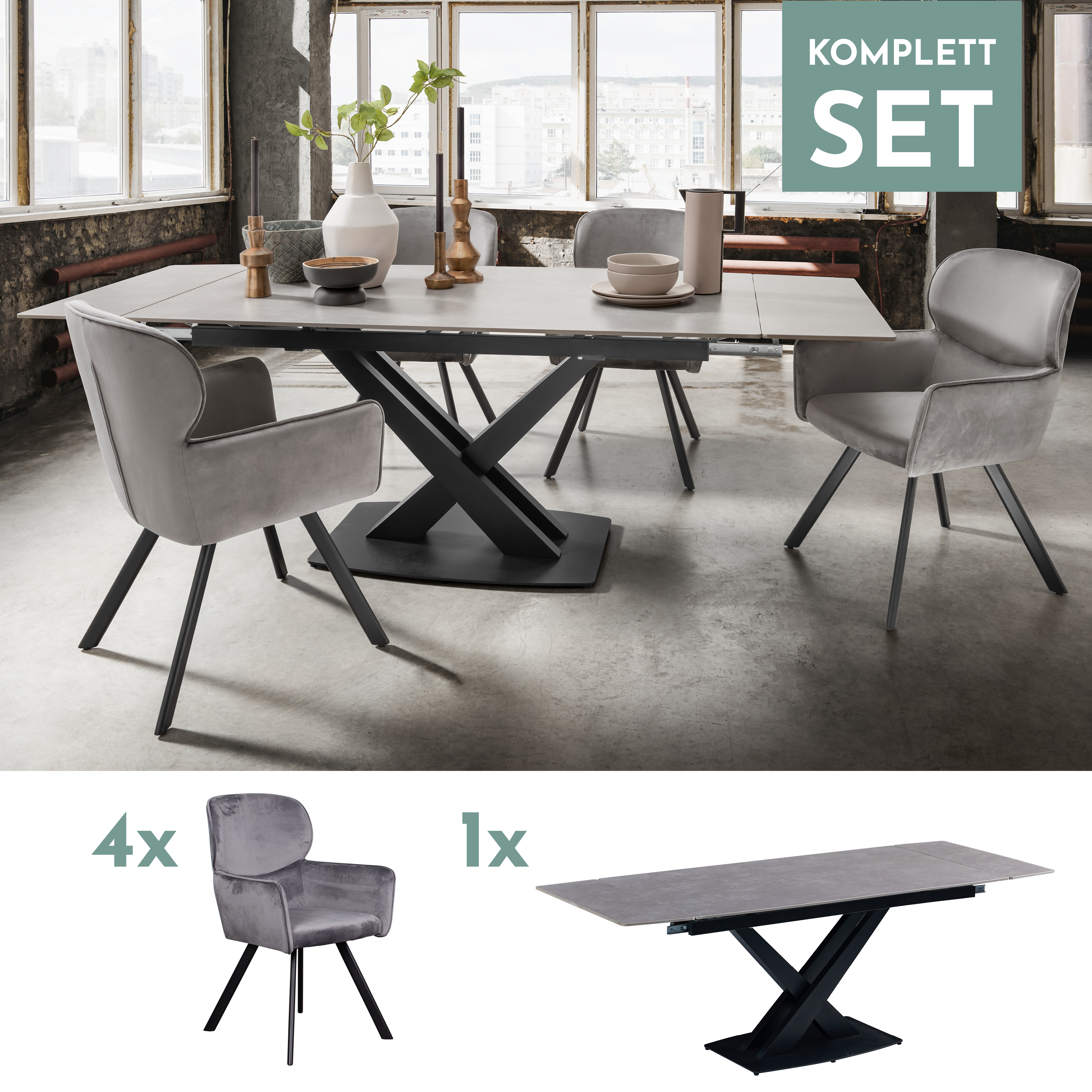 BL63007-S_Indoormöbelset_Treviso_grau_Sanremo_lightgrey